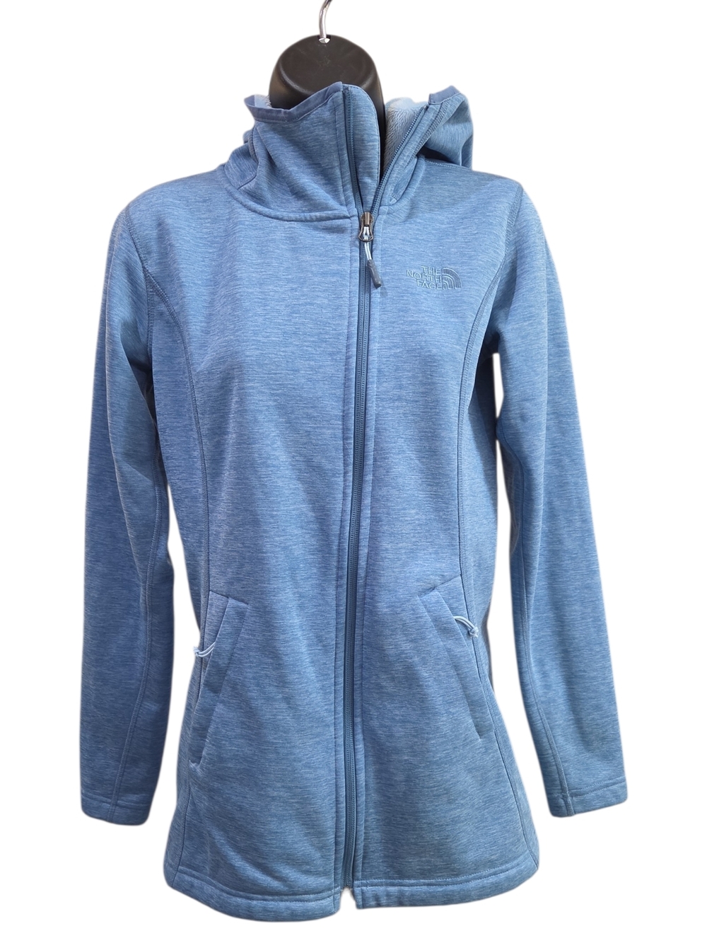 The North Face Women's Blue Full-Zip Hooded Jacket